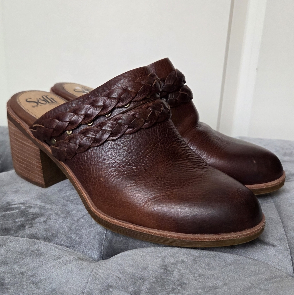 Sofft Leather Mules Women's Size 10